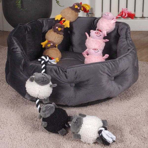 Zoon Tugga Farm Rope & Plush Toy