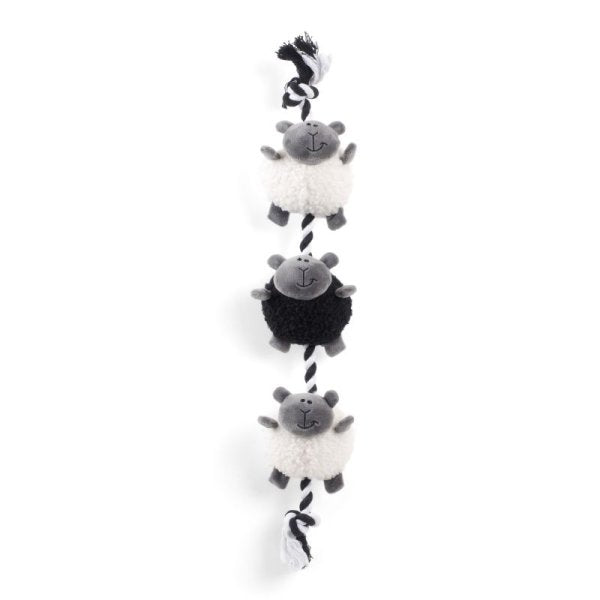 Zoon Tugga Farm Rope & Plush Toy