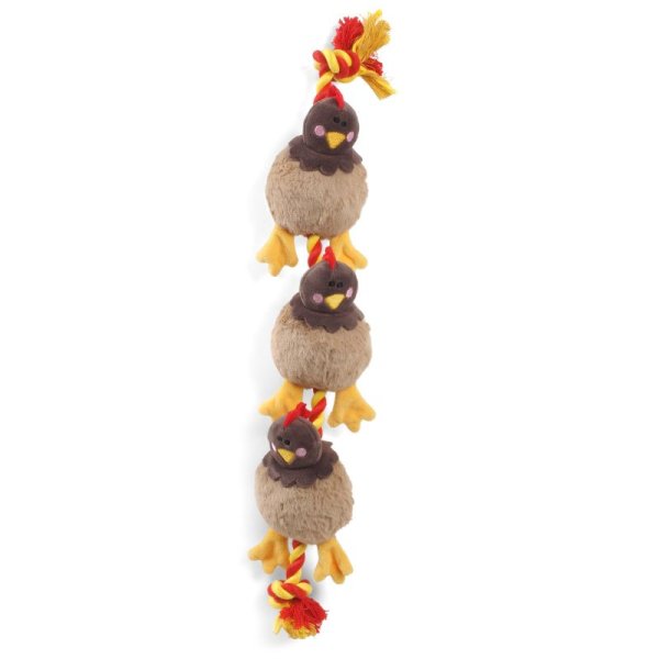 Zoon Tugga Farm Rope & Plush Toy
