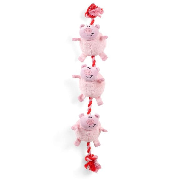 Zoon Tugga Farm Rope & Plush Toy