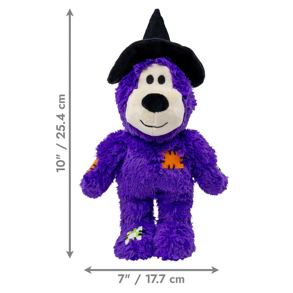KONG Halloween Wild Knots Witch Bear Purple Medium/Large Toy