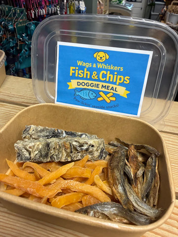 Wags & Whiskers Good Friday Fish & Chips Takeaway Doggie Meal