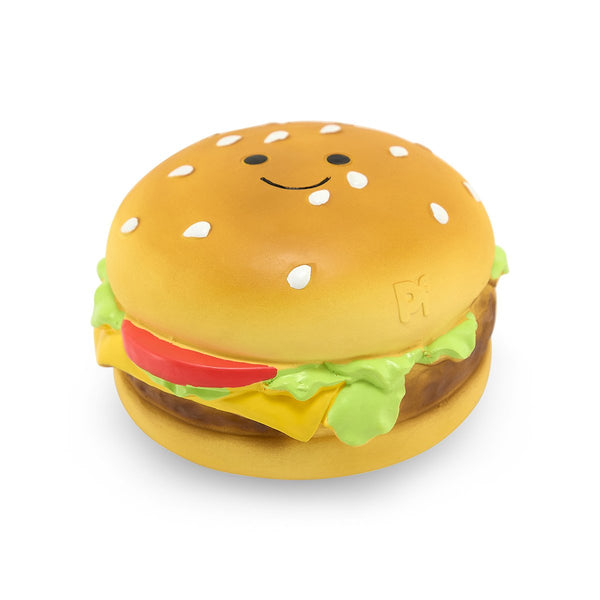PetFace Foodie Faces Burger Latex Toy
