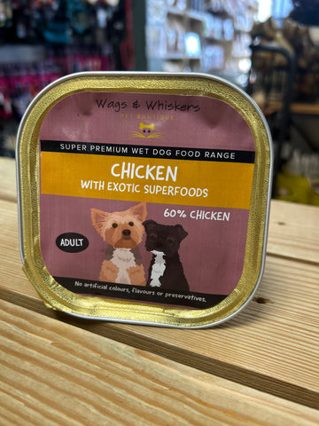Wags & Whiskers - Chicken with Exotic Superfoods Wet Food