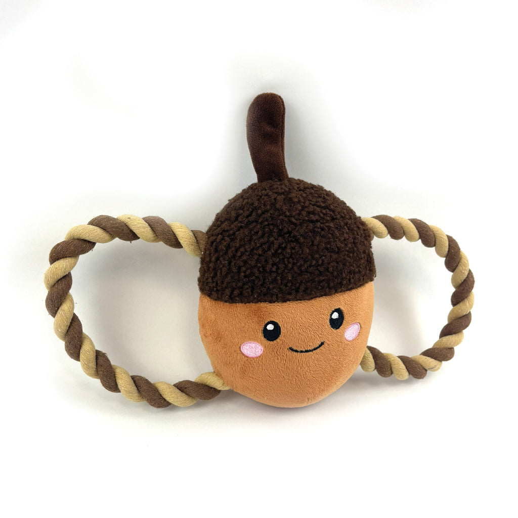 HappyPet Woodland Acorn Rope Tug Toy