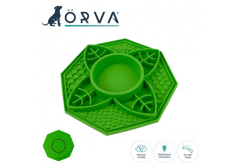 Orva Suction Cup Slow Feeder Leaf