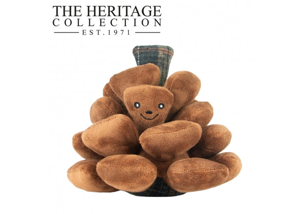 Ancol Heritage Peter Pine Cone Plush Toy