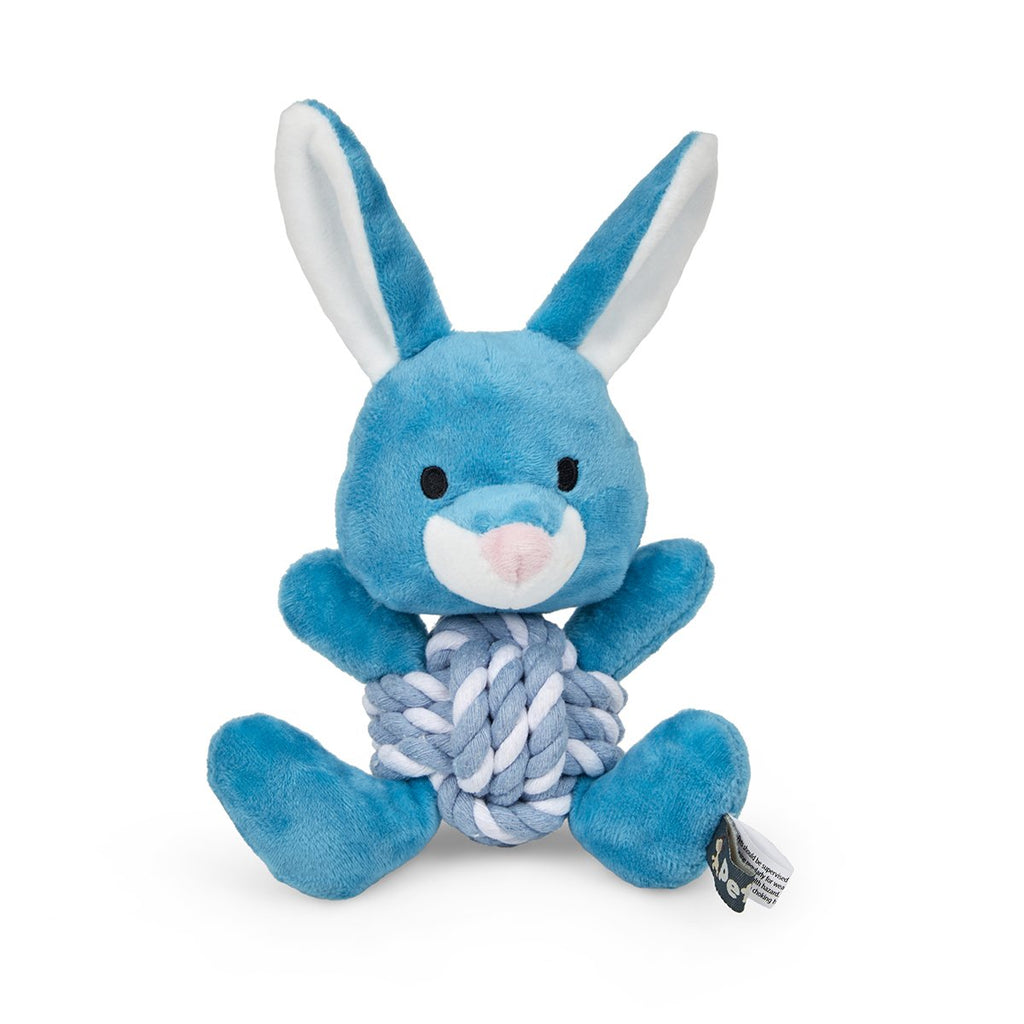 PetFace Little Face Rabbit Rope Ball Plush Toy