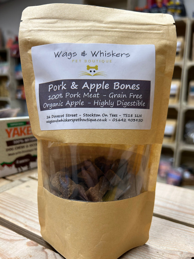 Wags & Whiskers Pork & Apple Bones Wags & Whiskers Pet Boutique