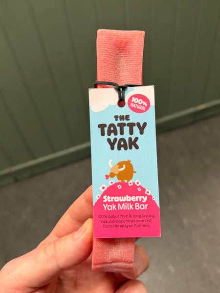 The Tatty Yak - Strawberry Yak Chew (Large)