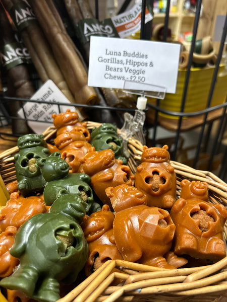 Luna Buddies – Gorillas, Hippos & Bears Veggie Chew