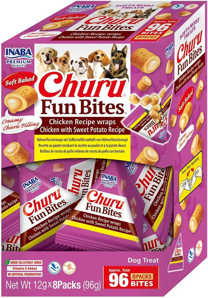 Churu Fun Bites - Chicken Recipe wraps Chicken with Sweet Potato Recipe