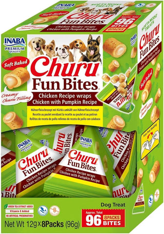 Churu Fun Bites - Chicken Recipe wraps Chicken with Pumpkin Recipe