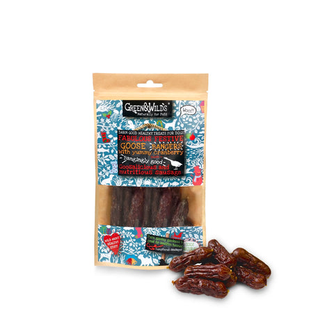 Green & Wilds Goose & Cranberry Christmas Bangers