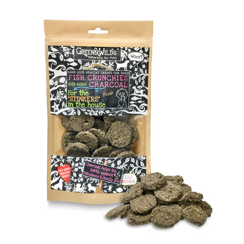 Green & Wilds Fish Crunchies with Charcoal