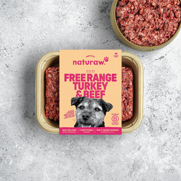Naturaw Free Range Turkey & Beef 80/10/10 500g