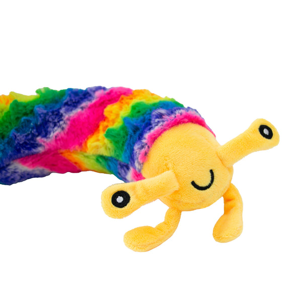 Ancol Cuddle Psychedelic Slug Toy