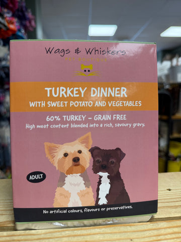 Wags & Whiskers Turkey & Sweet Potato with Vegetables (Wet Tray)