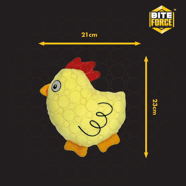Bite Force Built w. Kevlar Tough Plush - Chicken