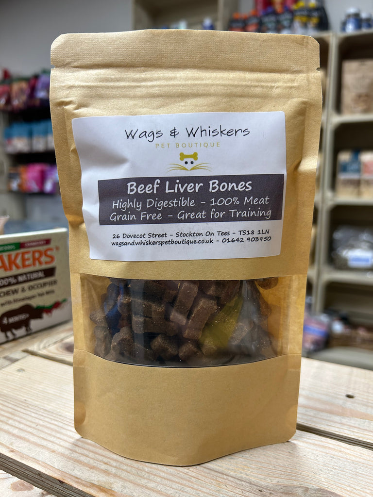 Wags & Whiskers Beef Liver Bones Wags & Whiskers Pet Boutique