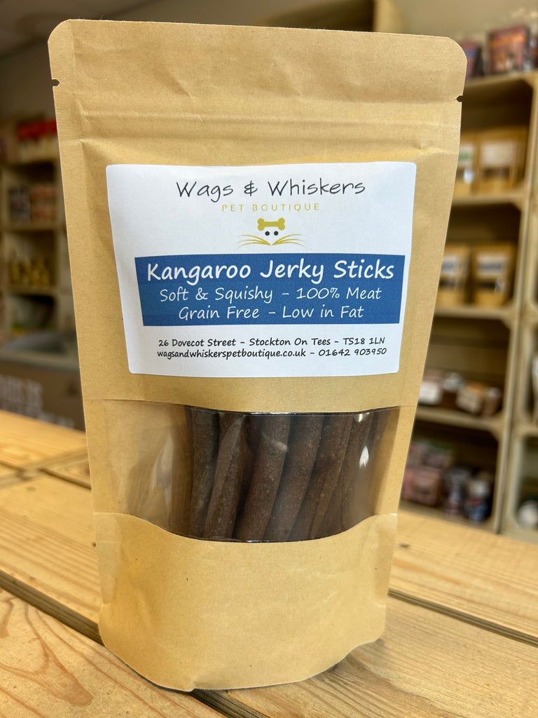 Wags & Whiskers Kangaroo Jerky Sticks