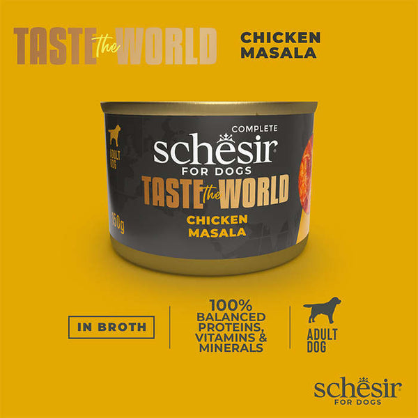 Schesir Taste The World Chicken Masala Adult Dog Food