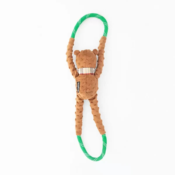 ZippyPaws Ropetugz Dog Tug Toy - Bear