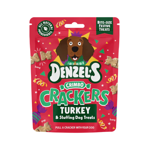 Denzel's Turkey & Stuffing Crimbo Cracker Dog Treats