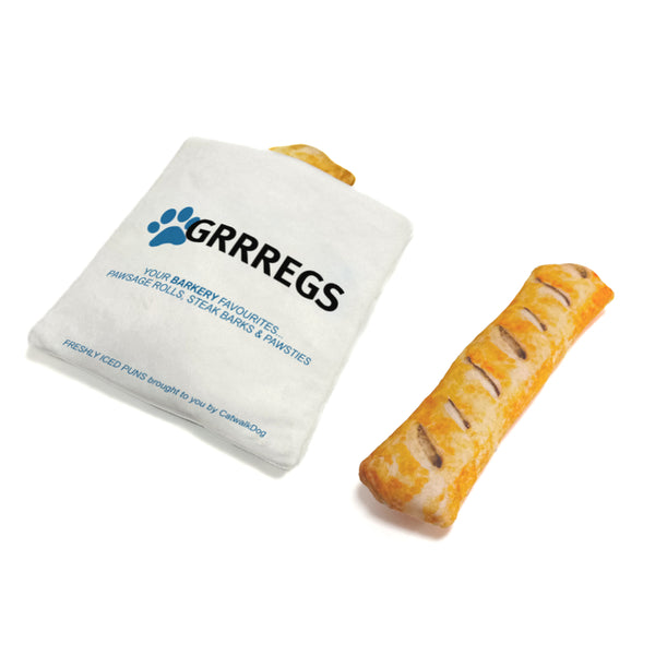 Grrregs Sausage Roll & Bag Toy