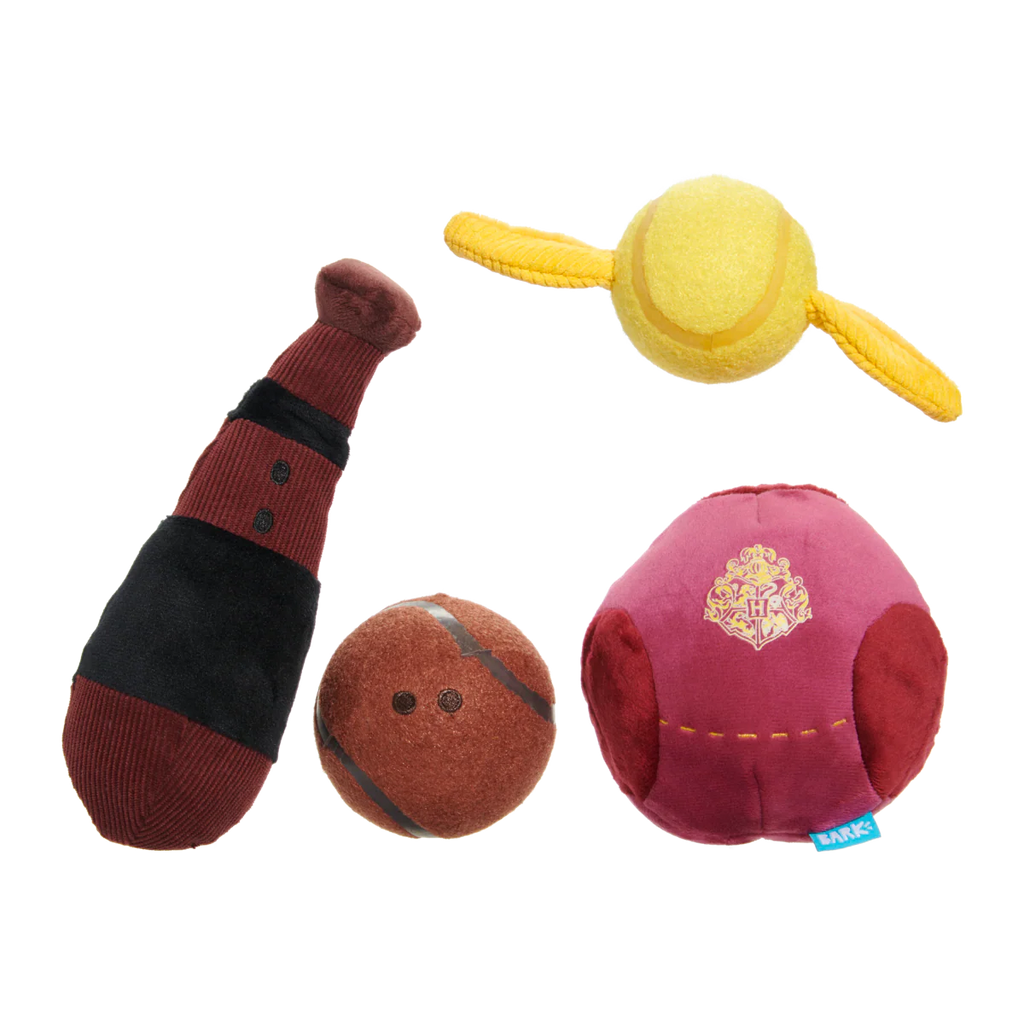 BARK - Quidditch™ Equipment Pack Plush Multi-Part + Fetch Dog Toy