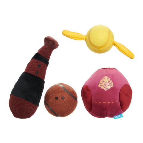 BARK - Quidditch™ Equipment Pack Plush Multi-Part + Fetch Dog Toy