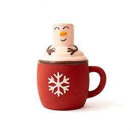 Great & Small Christmas Latex Hot Chocolate Mug Dog Toy
