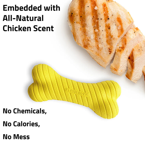 Playology Dual Layer Medium Bone - Chicken Scented