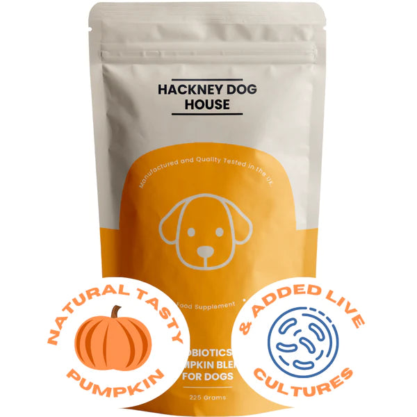 Hackney Dog House - Pumpkin Poweder with Pre & Probiotics For Dogs