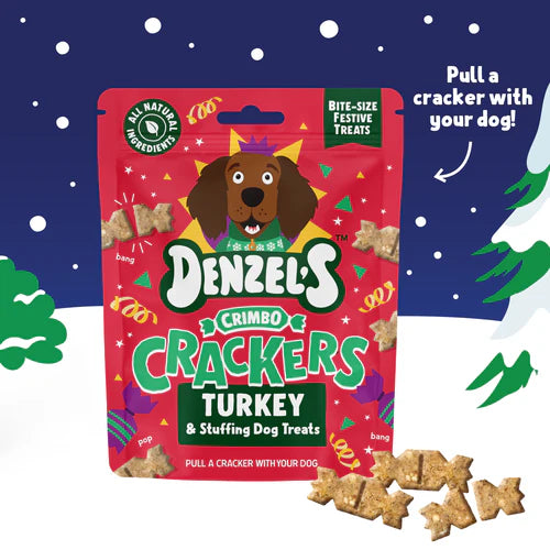 Denzel's Turkey & Stuffing Crimbo Cracker Dog Treats