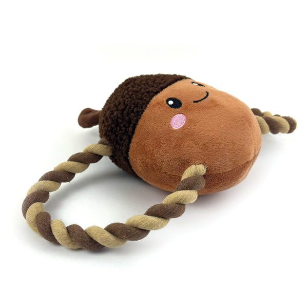 HappyPet Woodland Acorn Rope Tug Toy