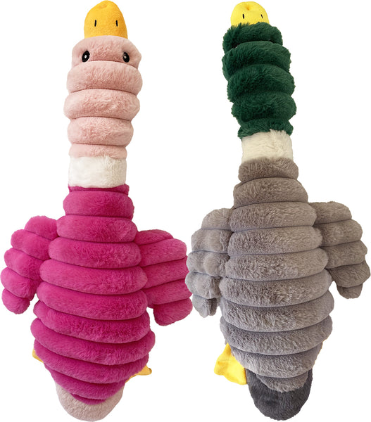 Hem & Boo Giant Plush Duck Dog Toy – Extra Large Dog Toy