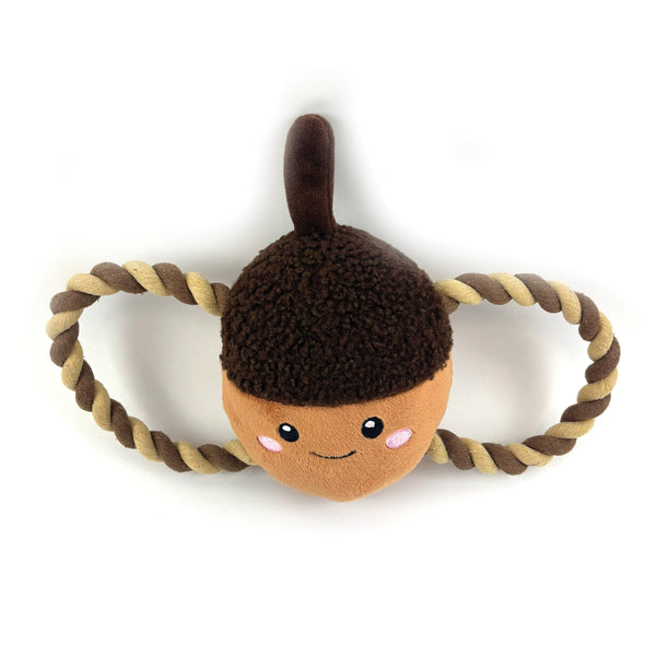 HappyPet Woodland Acorn Rope Tug Toy