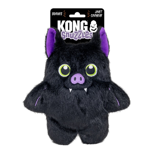KONG Halloween Snuzzles Bat & Bear Assorted Medium Toy