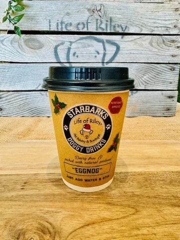 Life of Riley DIY Doggy Drinks - Egg Nog