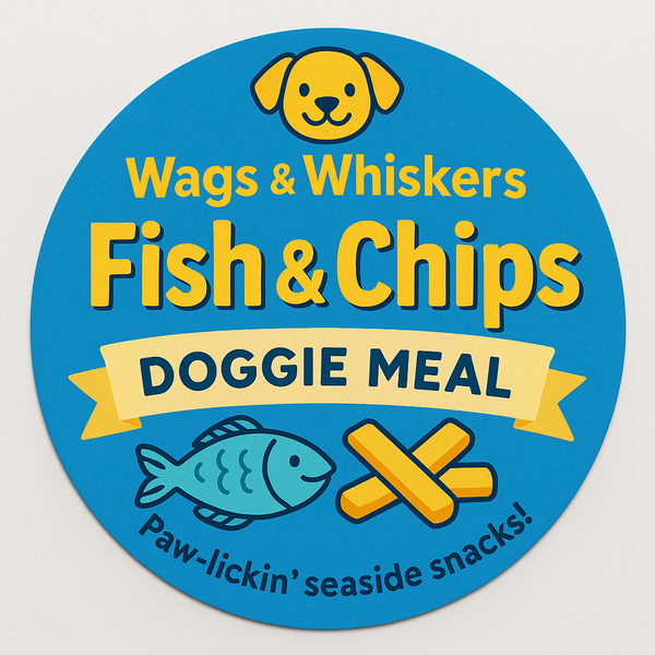 Wags & Whiskers Fish & Chips Takeaway Doggie Meal