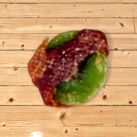 Duck Wrapped Kiwi Slice