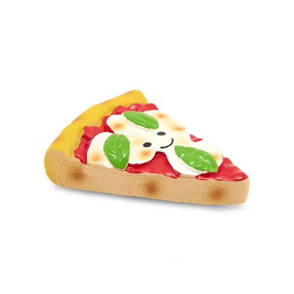 PetFace Foodie Faces Pizza Slice Latex Toy
