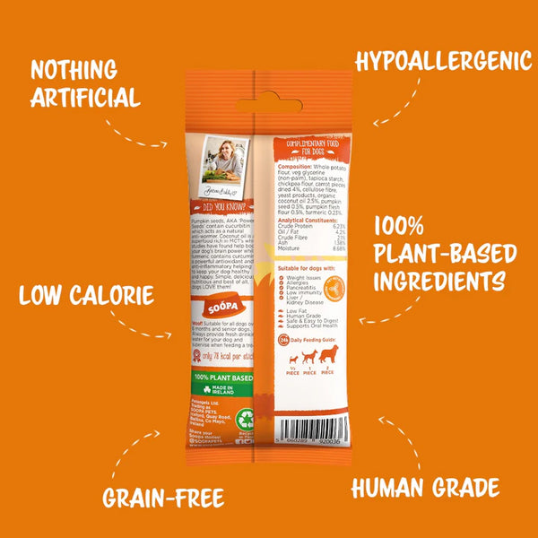 Soopa Carrot & Pumpkin Dental Sticks