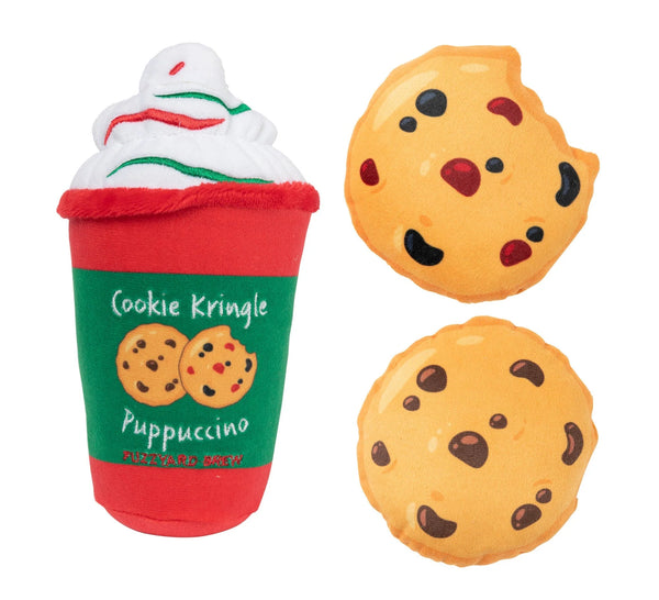Fuzzyard Cookie Kringle Puppuccino & Cookies 3pk Dog Toys