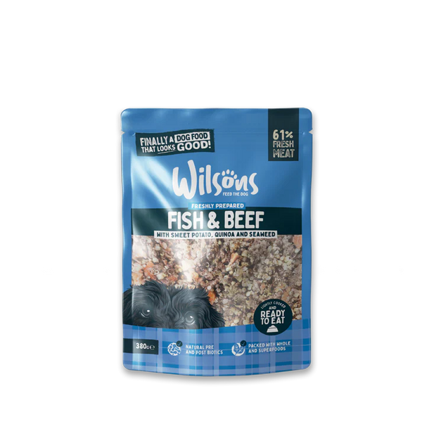 Wilsons Pet Food - Fish & Beef Fresh Dog Food