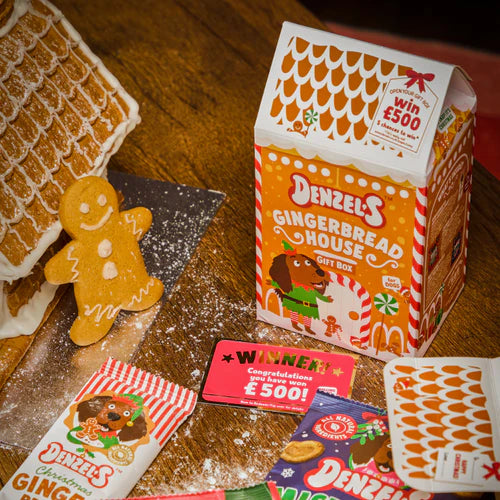 Denzel's Christmas Gingerbread House Treat Box