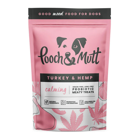 Pooch & Mutt Calming Turkey & Hemp Treats for Dogs
