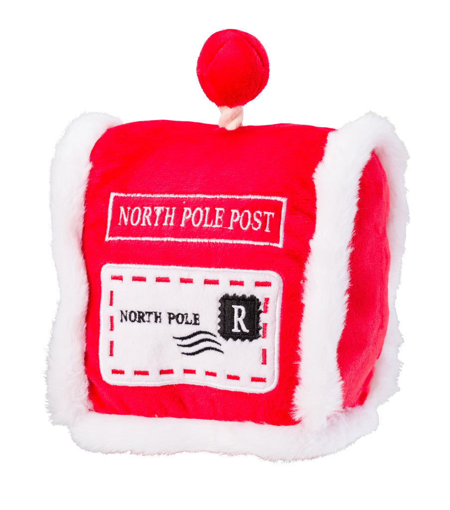 House of Paws North Pole Post Box Dog Toy