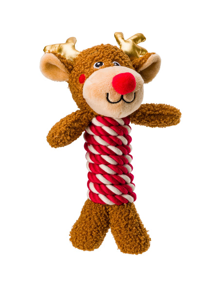 House of Paws Reindeer Rope Dog Toy